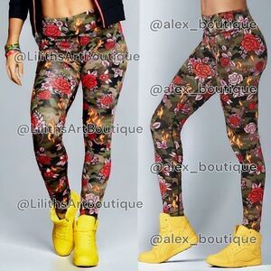 Zumba Revolution Perfect Long Leggings Dark Walnut Size S (E031)